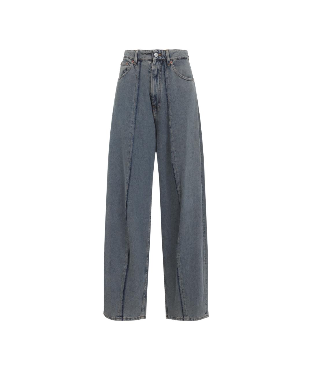 MM6 MAISON MARGIELA Мульти хлопковые прямые джинсы, фото 1