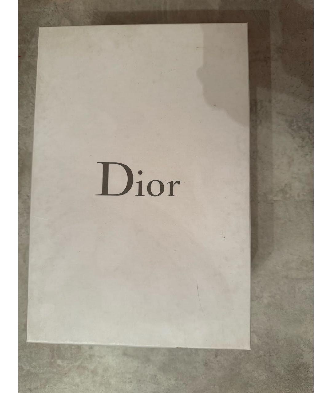 CHRISTIAN DIOR Бежевые туфли из экзотической кожи, фото 5