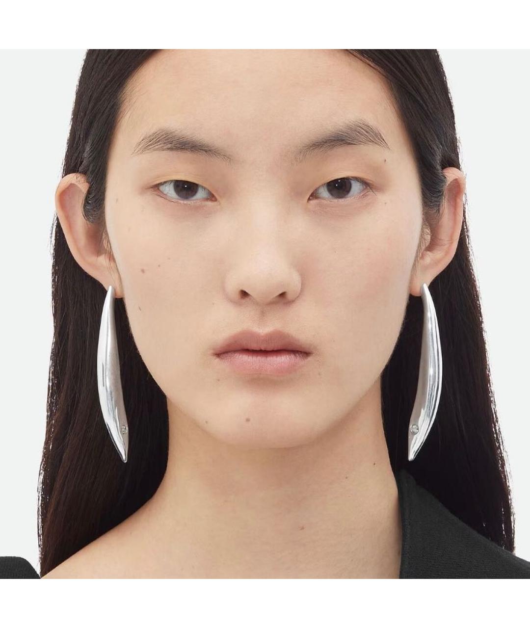 BOTTEGA VENETA Серебряные серебряные серьги, фото 4