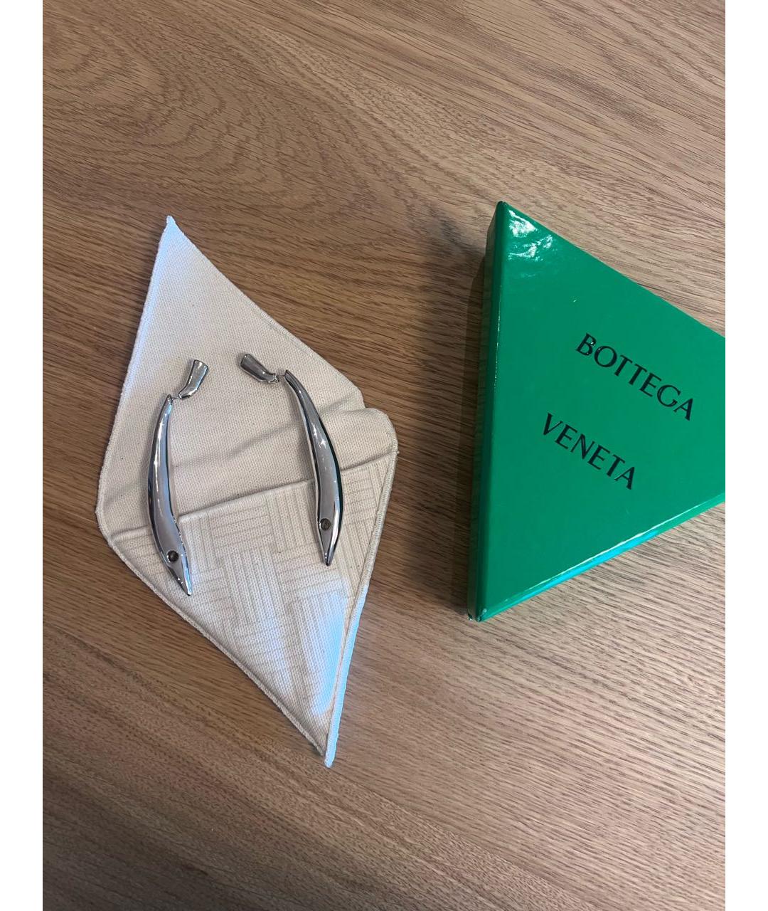BOTTEGA VENETA Серебряные серебряные серьги, фото 2