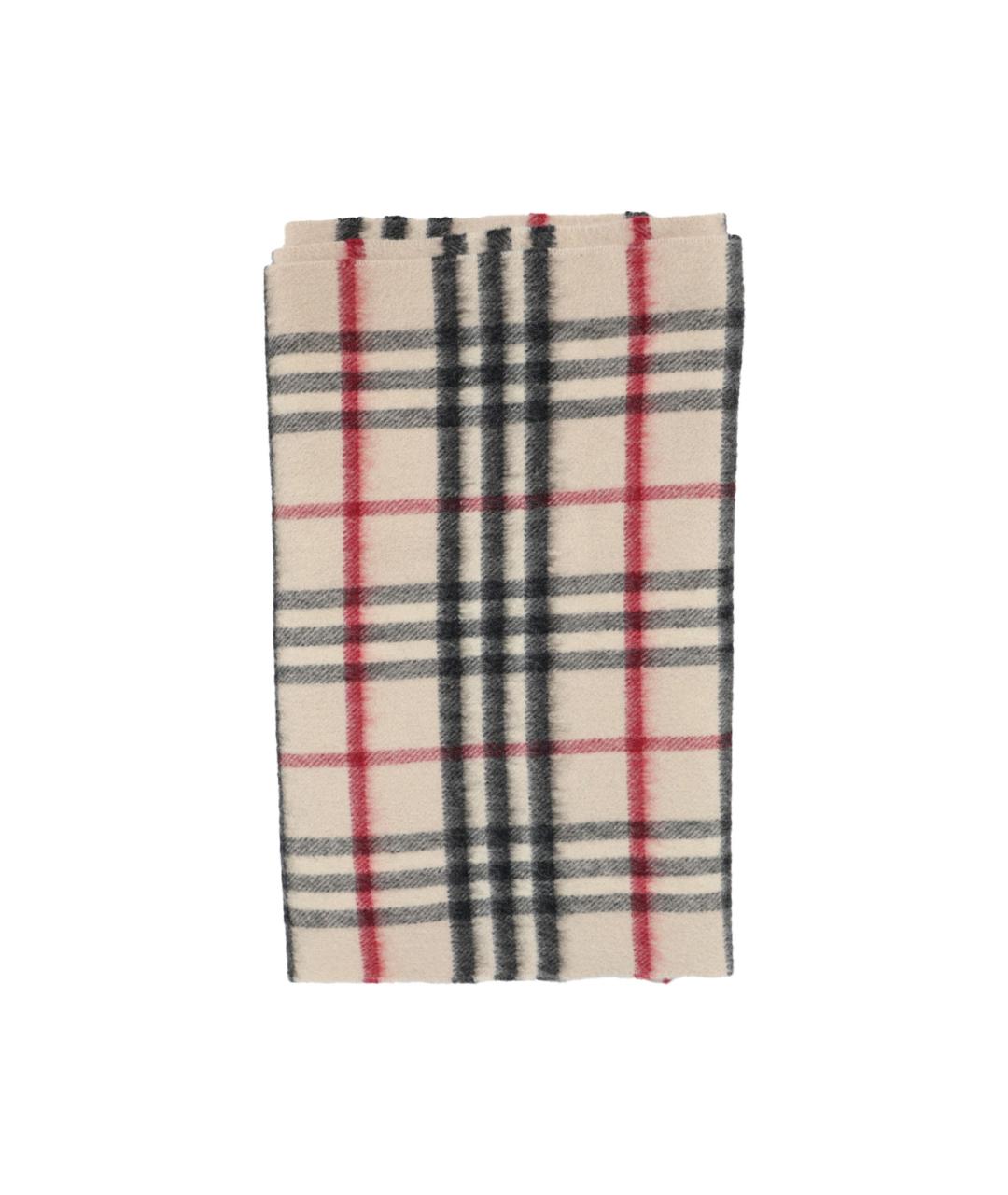 BURBERRY Бежевый кашемировый шарф, фото 1