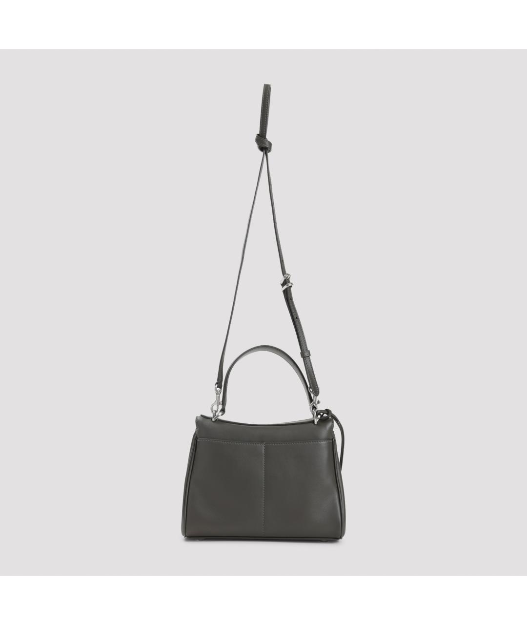 BALENCIAGA Хаки кожаная сумка тоут, фото 4