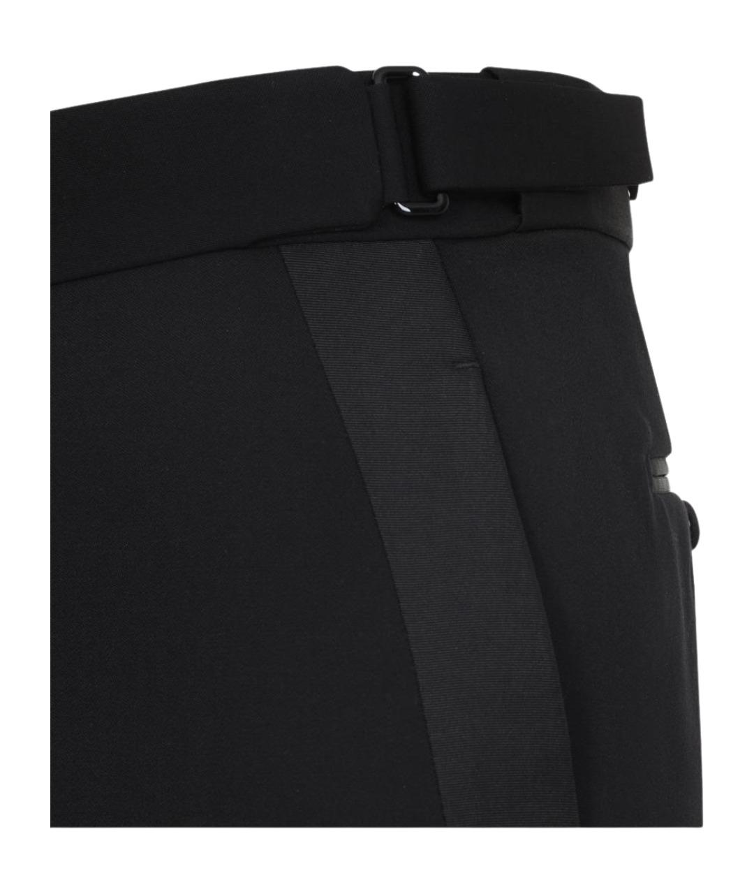 TOM FORD Черные шерстяные классические брюки, фото 4
