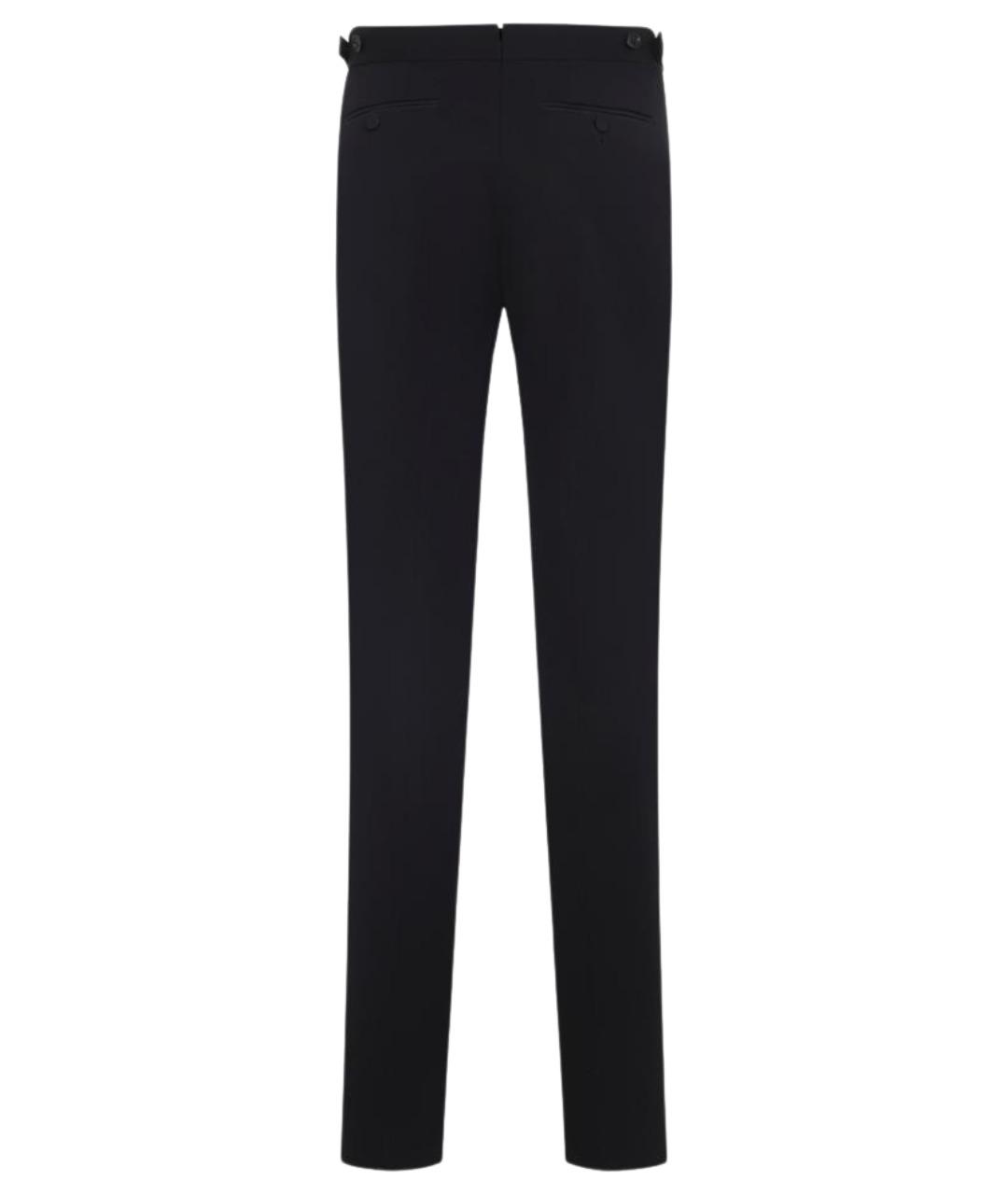 TOM FORD Черные шерстяные классические брюки, фото 2