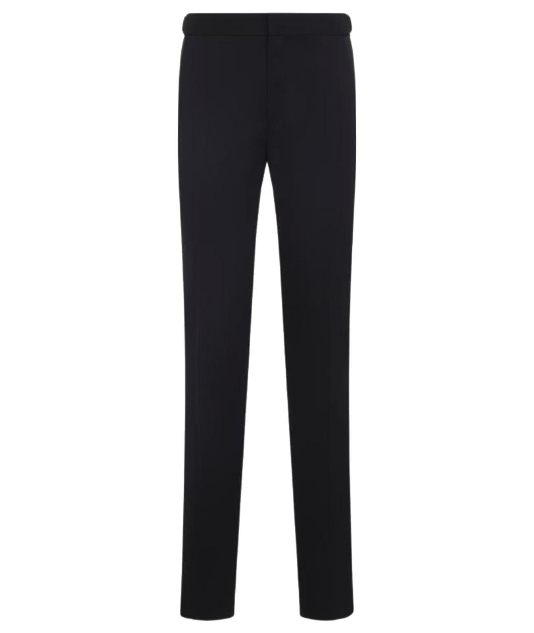 TOM FORD Черные шерстяные классические брюки, фото 1