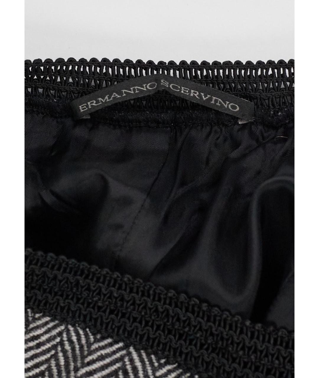 ERMANNO SCERVINO Серая шерстяная юбка мини, фото 3