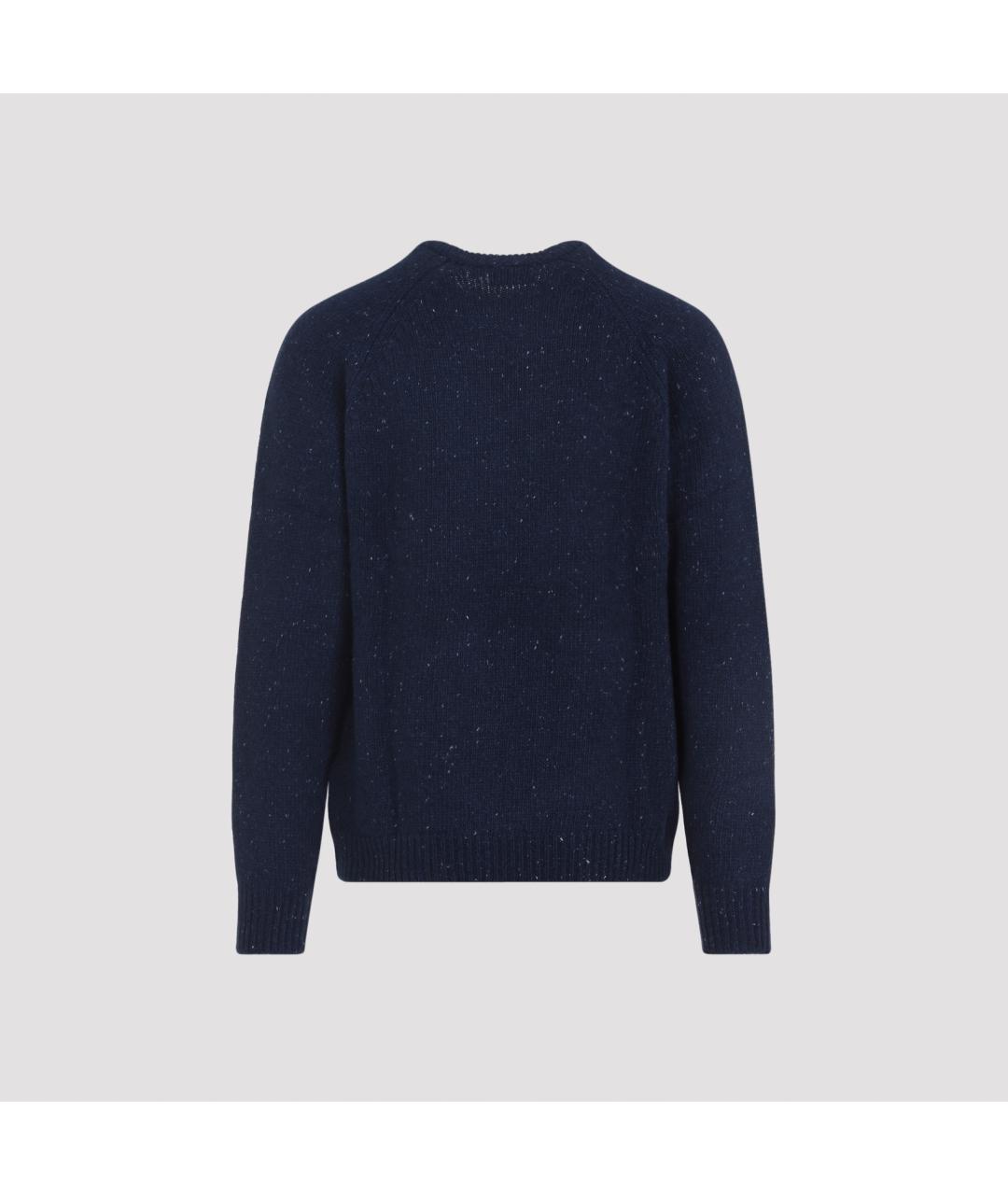 CARHARTT WIP Темно-синий шерстяной джемпер / свитер, фото 3