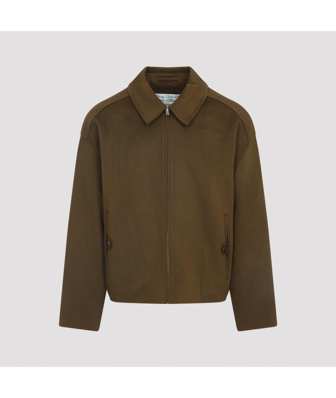 ACNE STUDIOS Зеленая шерстяная куртка, фото 2