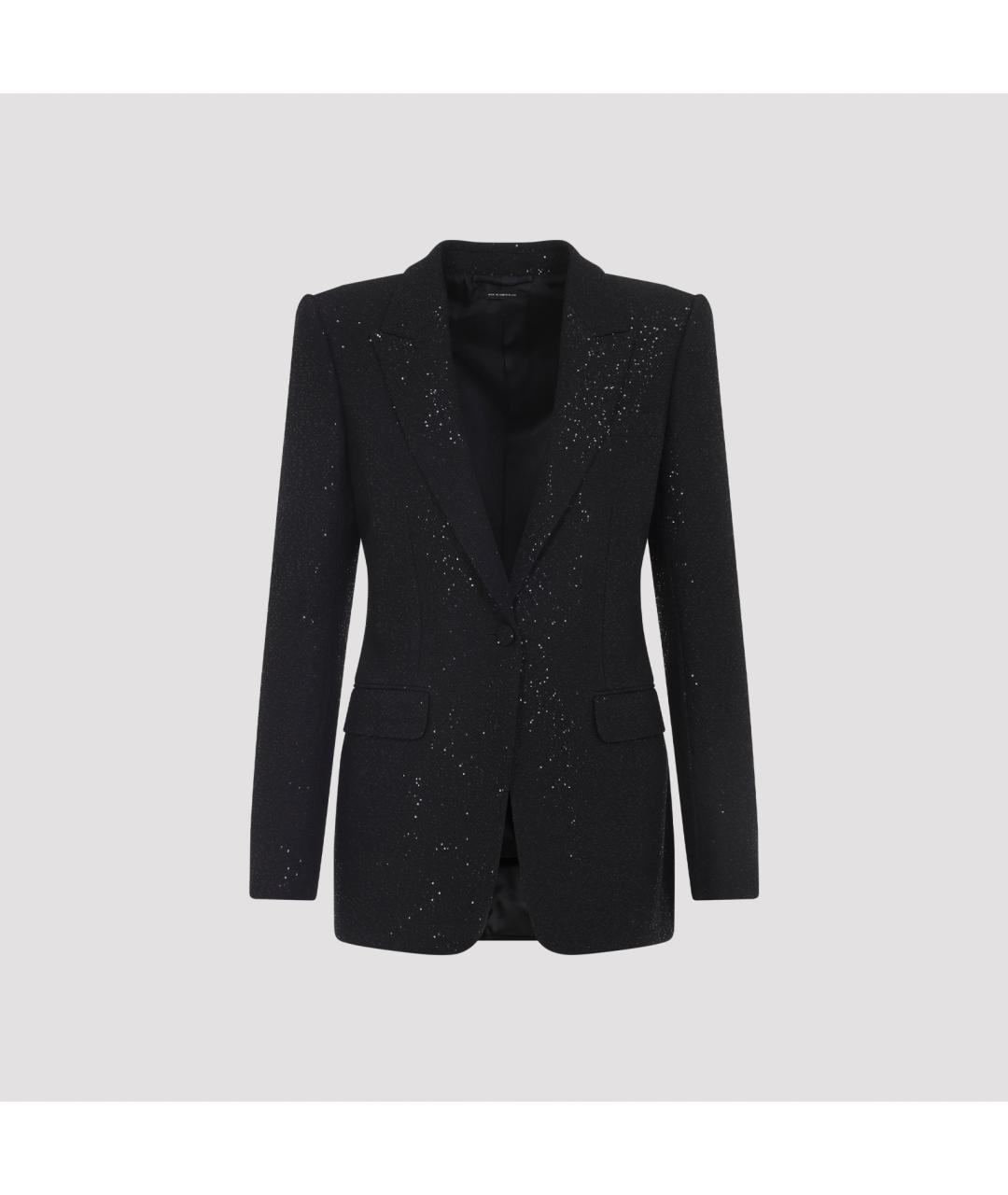TOM FORD Черный шерстяной жакет/пиджак, фото 3