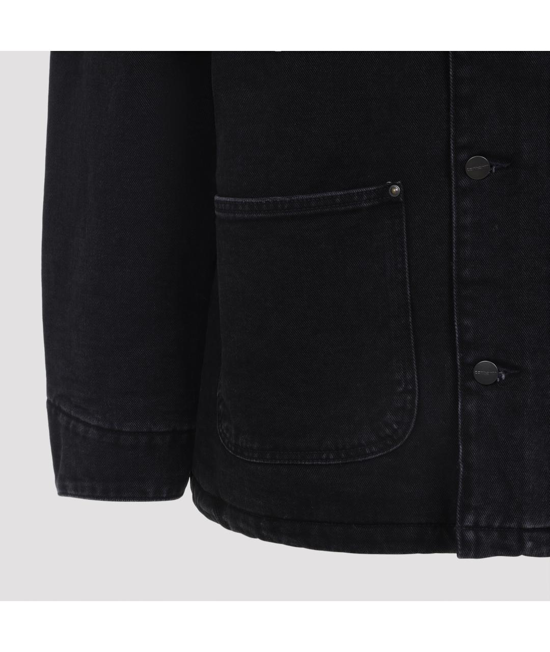 CARHARTT WIP Черная хлопковая куртка, фото 4