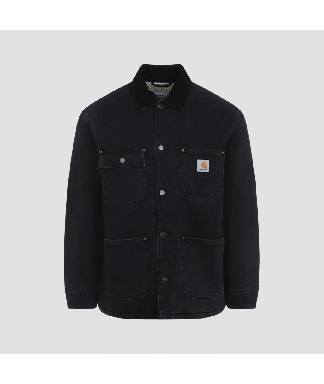 CARHARTT WIP Черная хлопковая куртка, фото 2