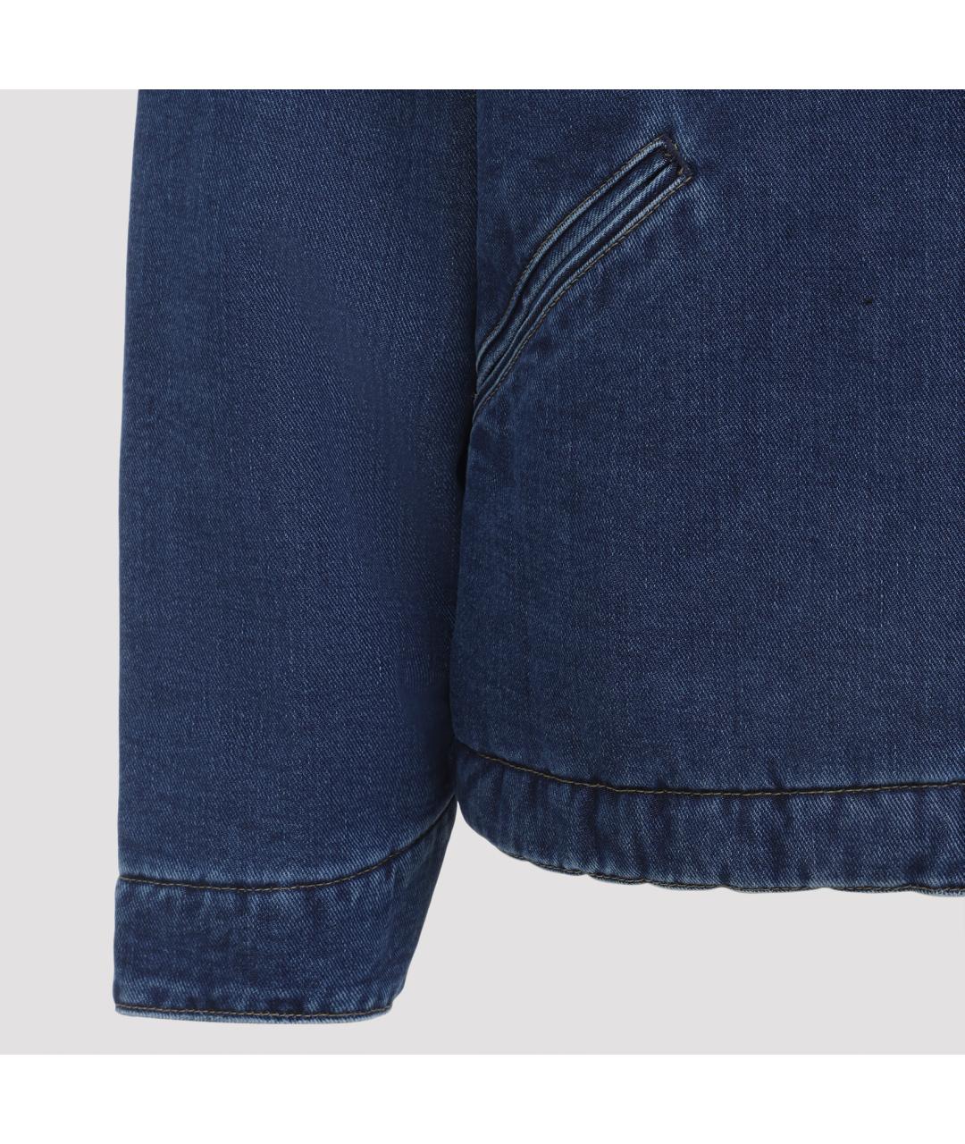 CARHARTT WIP Синяя хлопковая куртка, фото 5