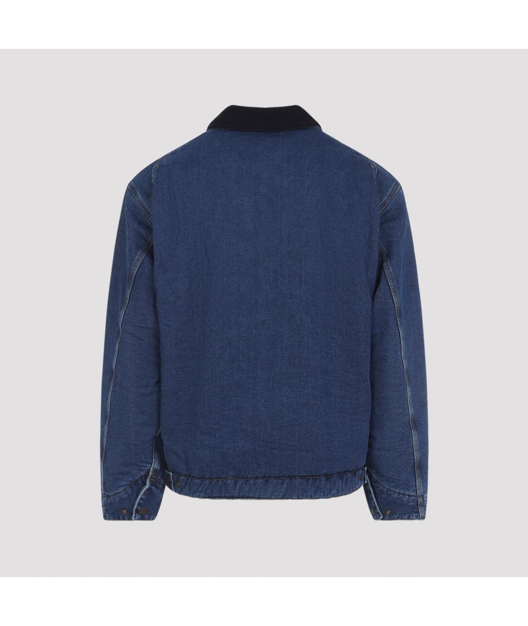 CARHARTT WIP Синяя хлопковая куртка, фото 4