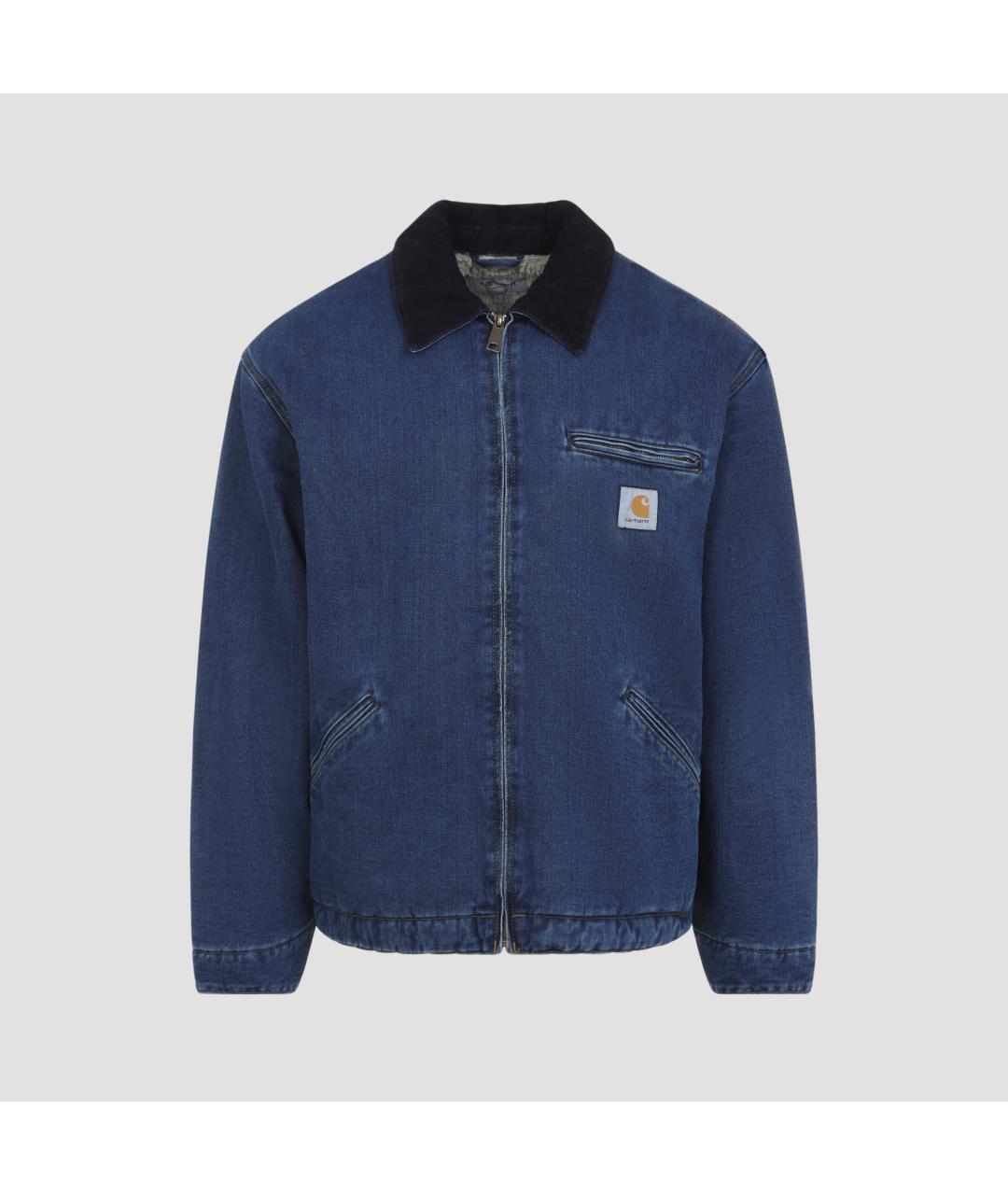 CARHARTT WIP Синяя хлопковая куртка, фото 3