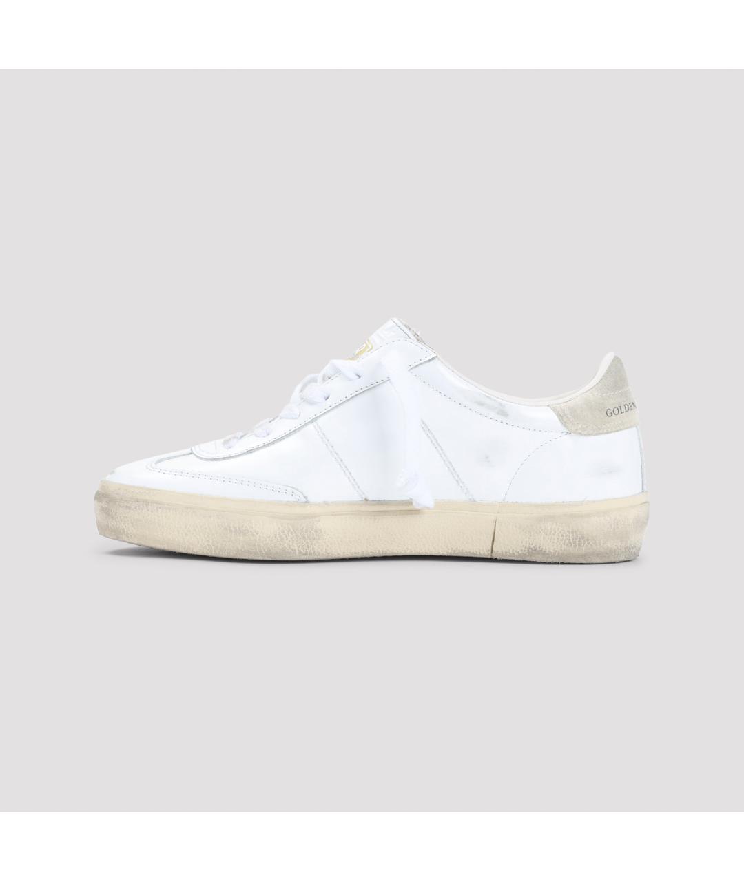 GOLDEN GOOSE DELUXE BRAND Белые кожаные кеды, фото 4