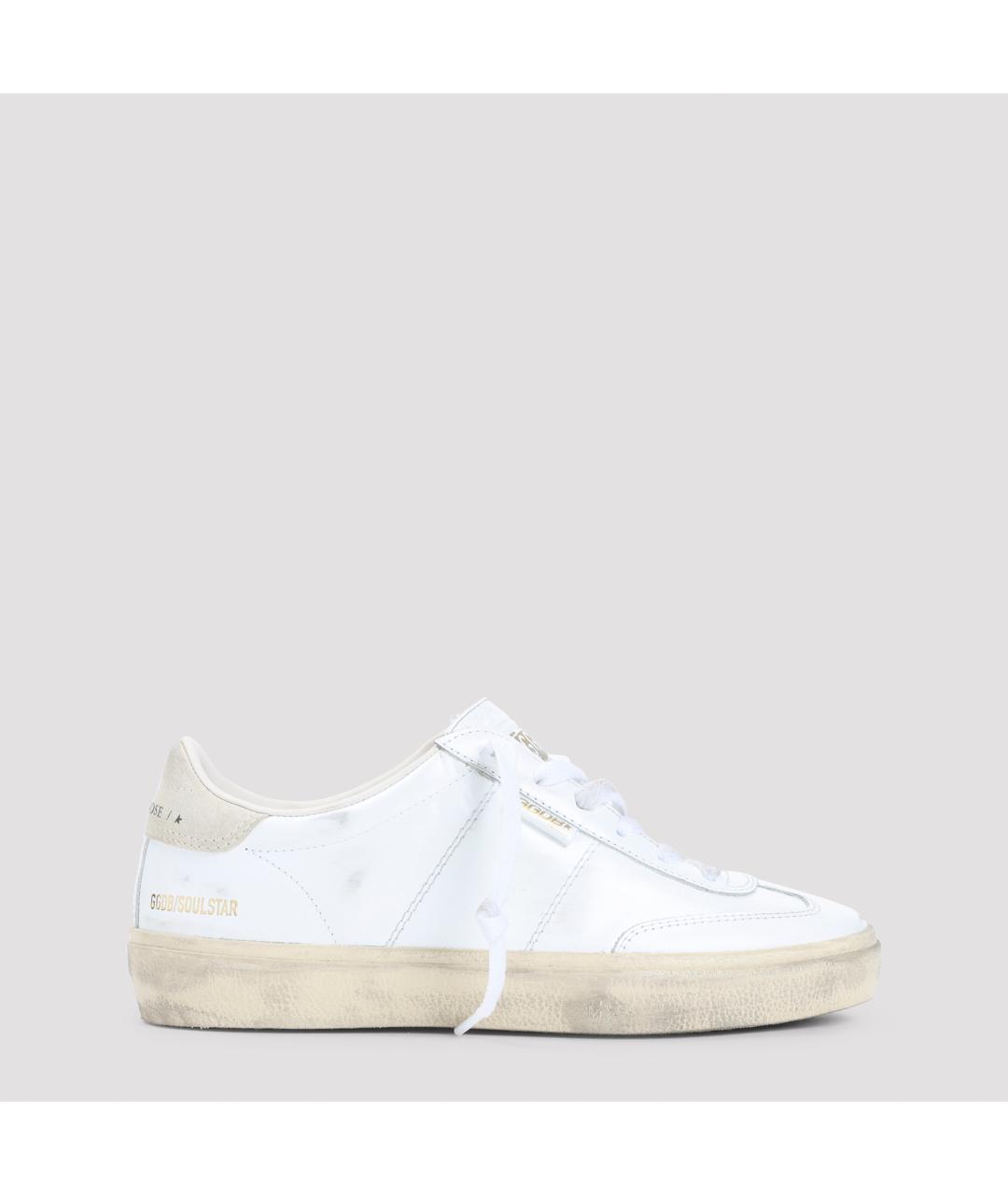 GOLDEN GOOSE DELUXE BRAND Белые кожаные кеды, фото 2