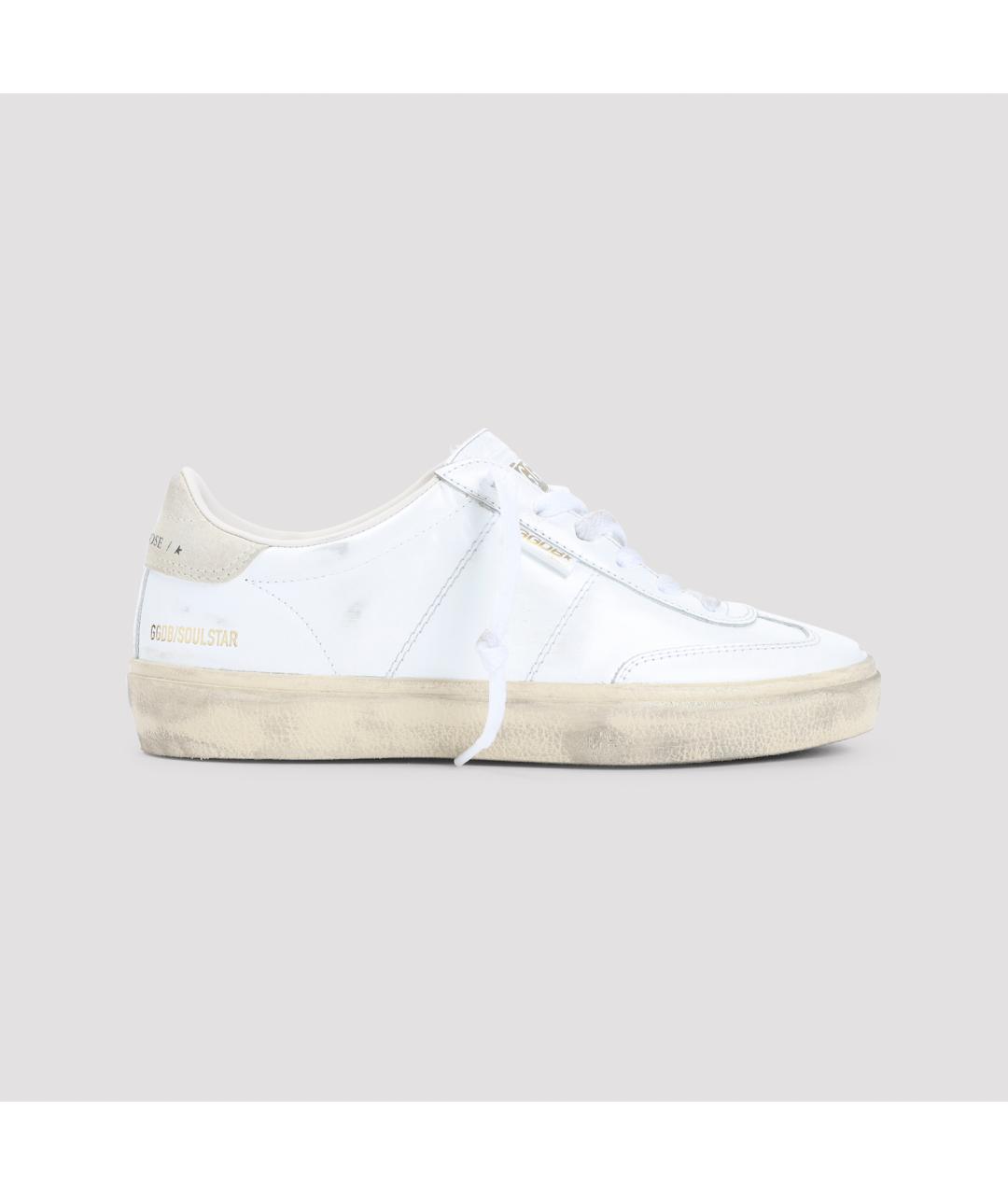 GOLDEN GOOSE DELUXE BRAND Белые кожаные кеды, фото 3