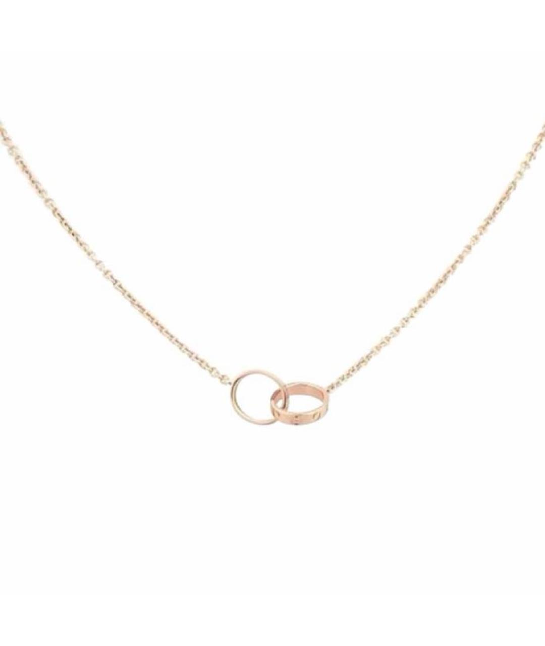 CARTIER Розовая подвеска из розового золота, фото 1