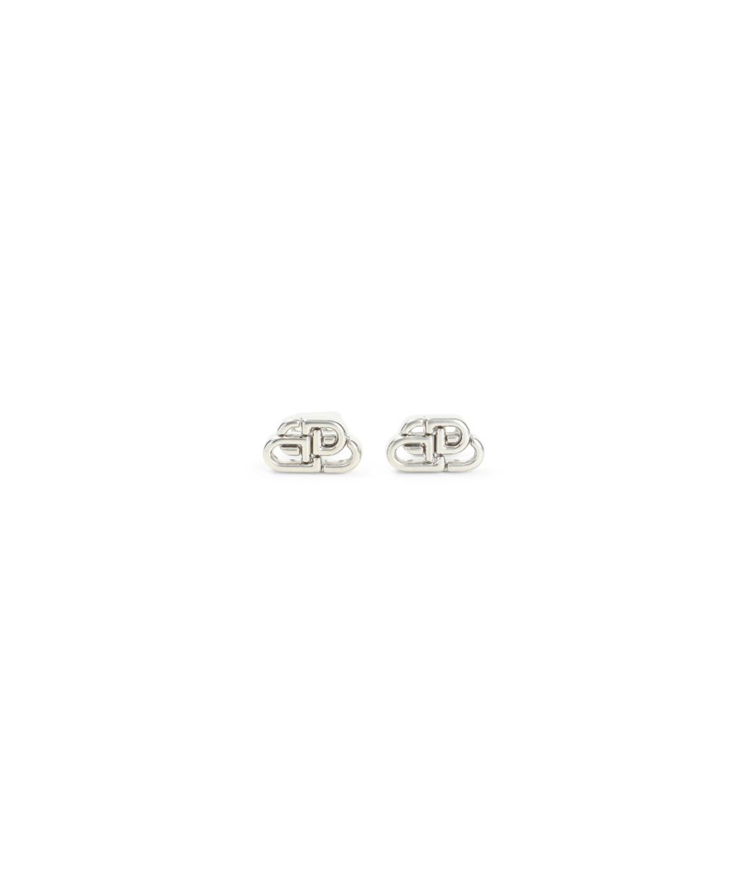 BALENCIAGA Серебряные металлические серьги, фото 1