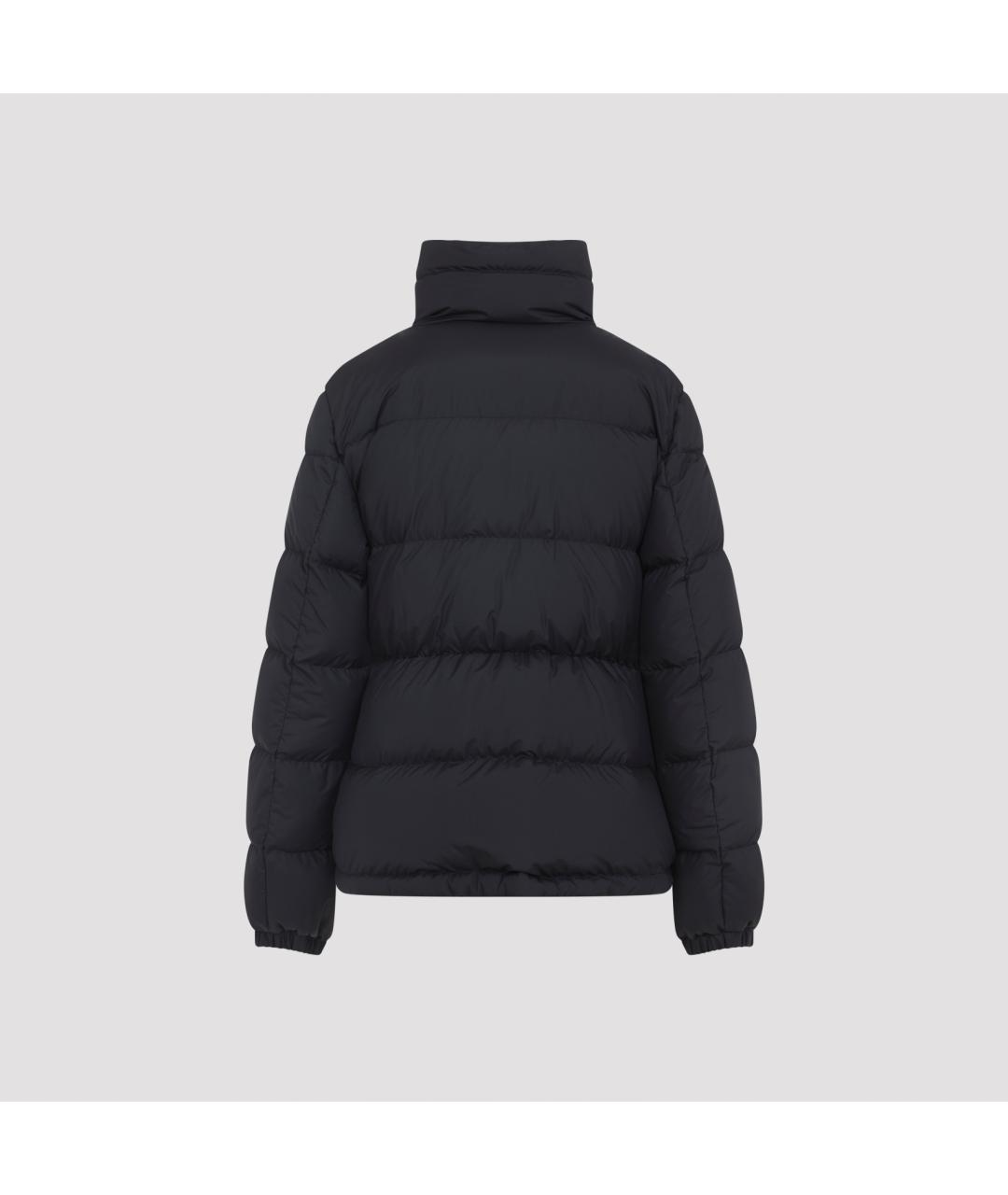 MONCLER Черный полиэстеровый пуховик, фото 4