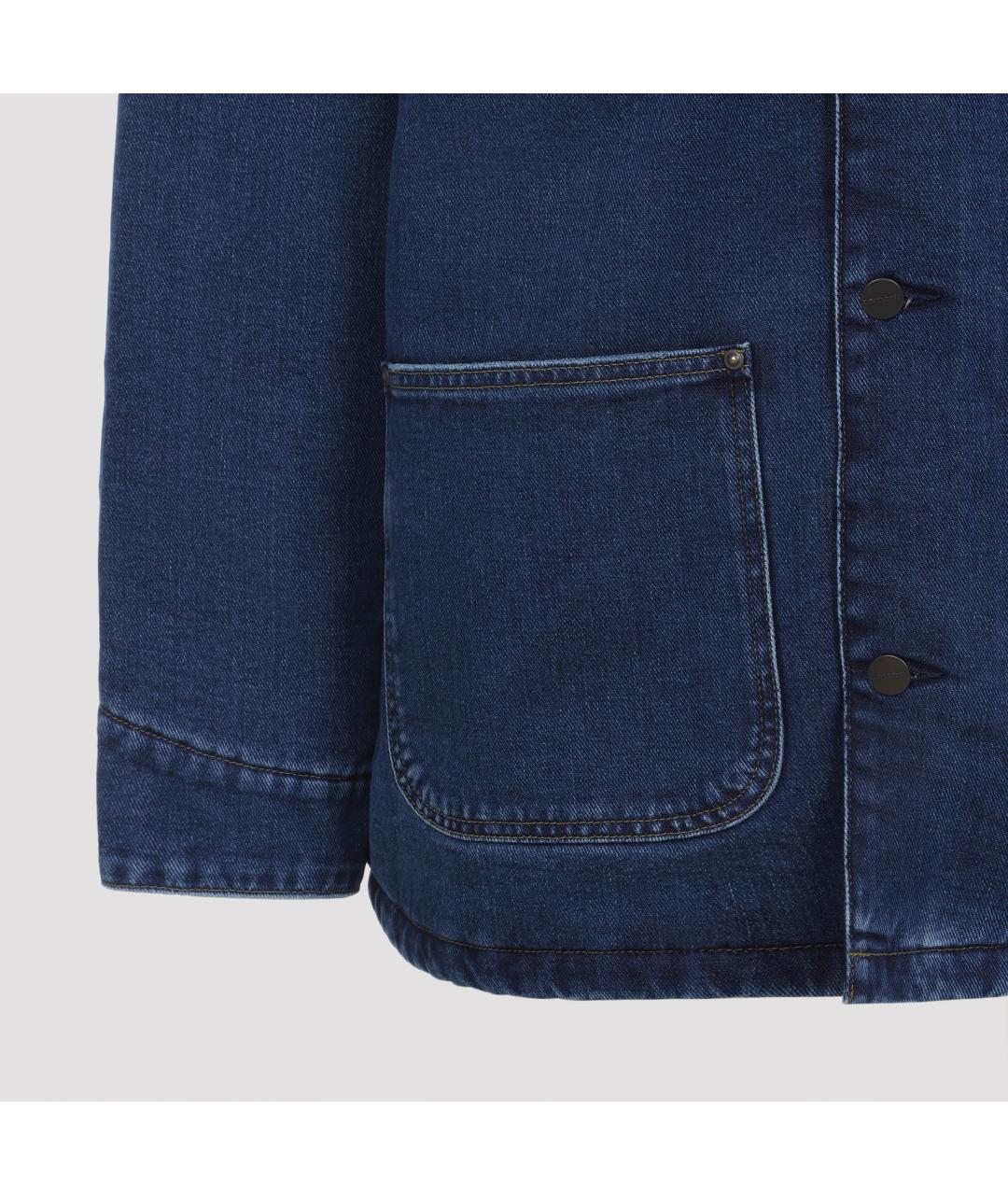 CARHARTT WIP Синяя хлопковая куртка, фото 5