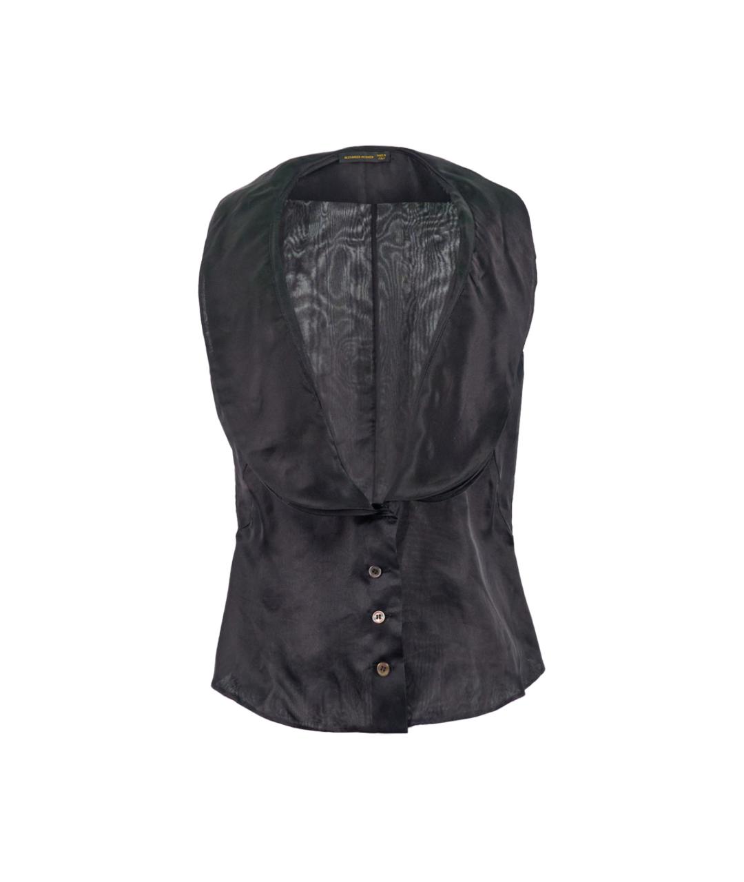 ALEXANDER MCQUEEN Черный жилет, фото 1
