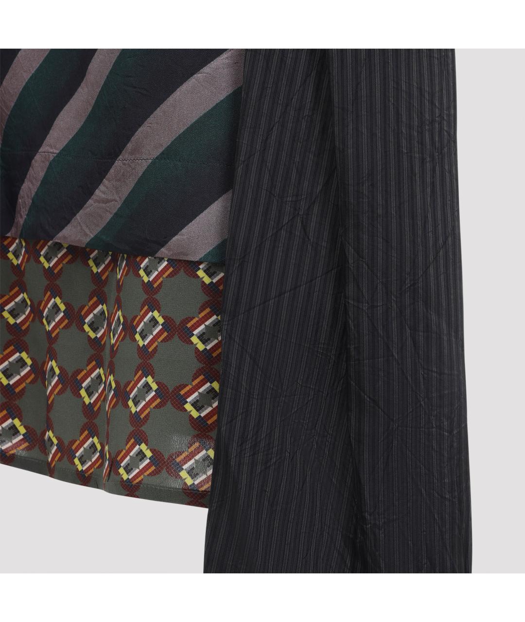 DRIES VAN NOTEN Мульти вискозная юбка миди, фото 5