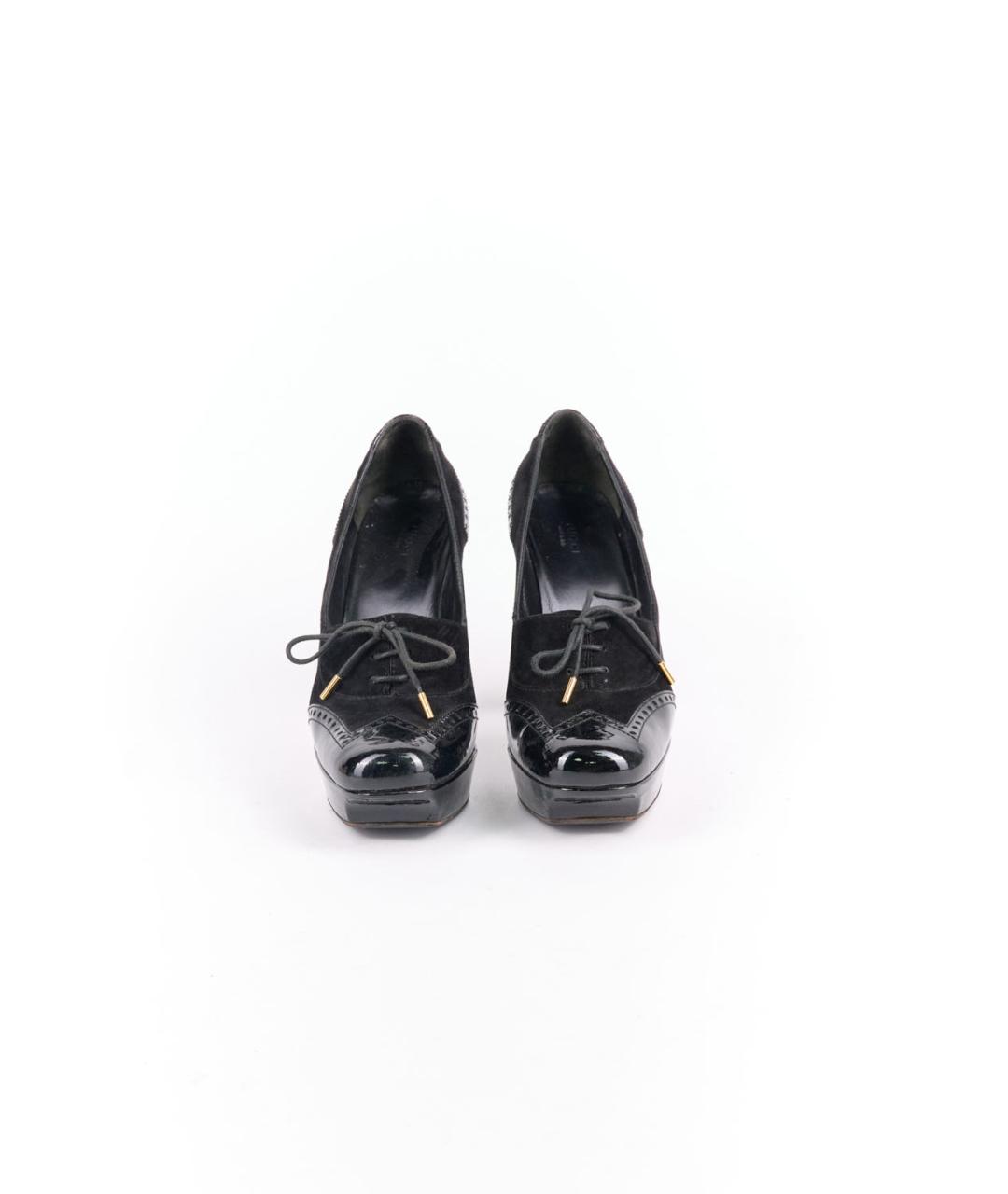 GUCCI Черные туфли из лакированной кожи, фото 3
