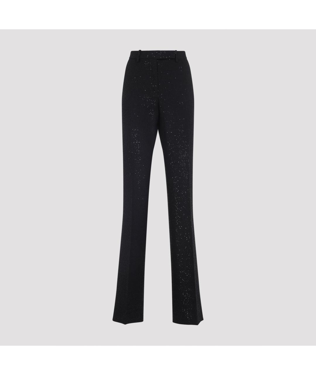 TOM FORD Черные шерстяные прямые брюки, фото 3