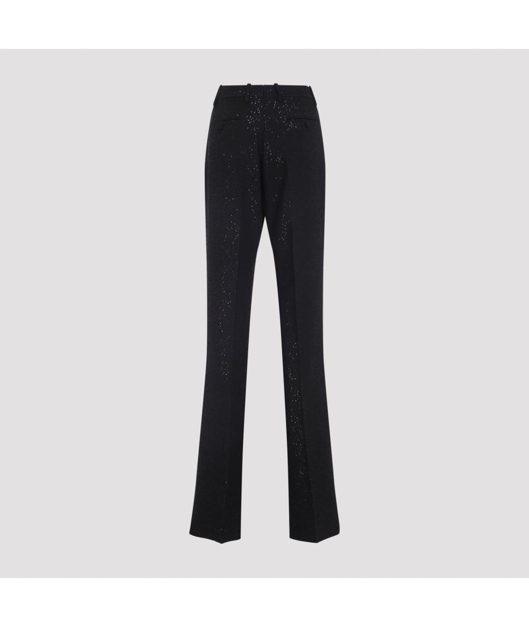 TOM FORD Черные шерстяные прямые брюки, фото 4