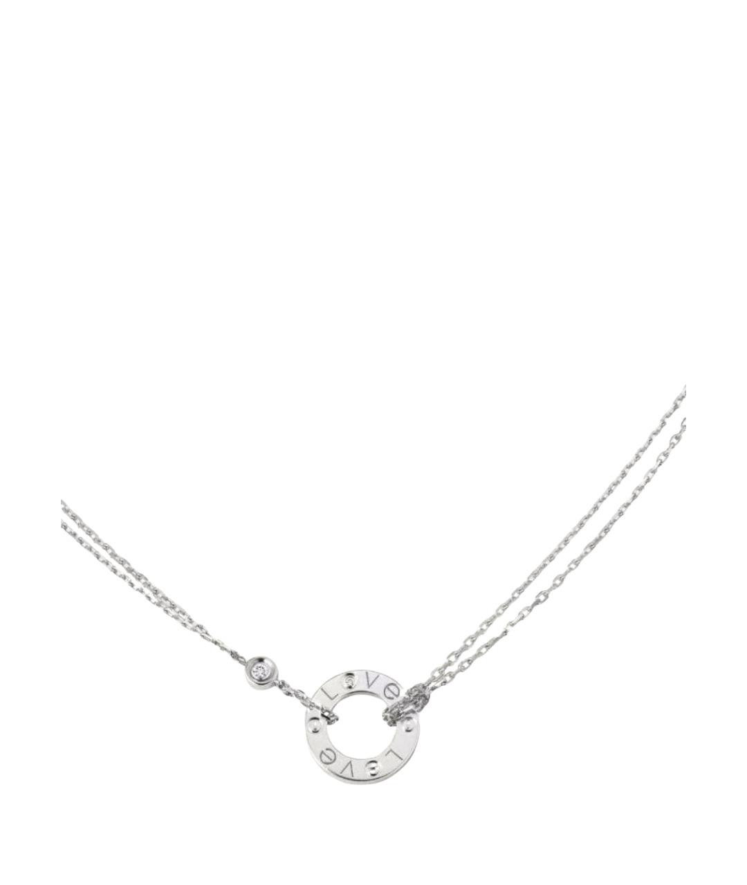 CARTIER Белое колье из белого золота, фото 1