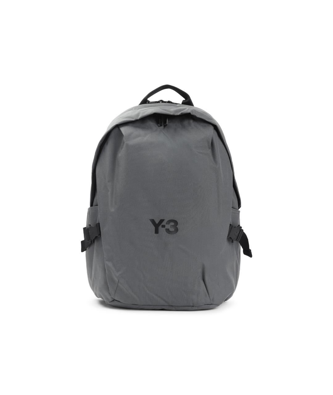 Y-3 Серый синтетический рюкзак, фото 1