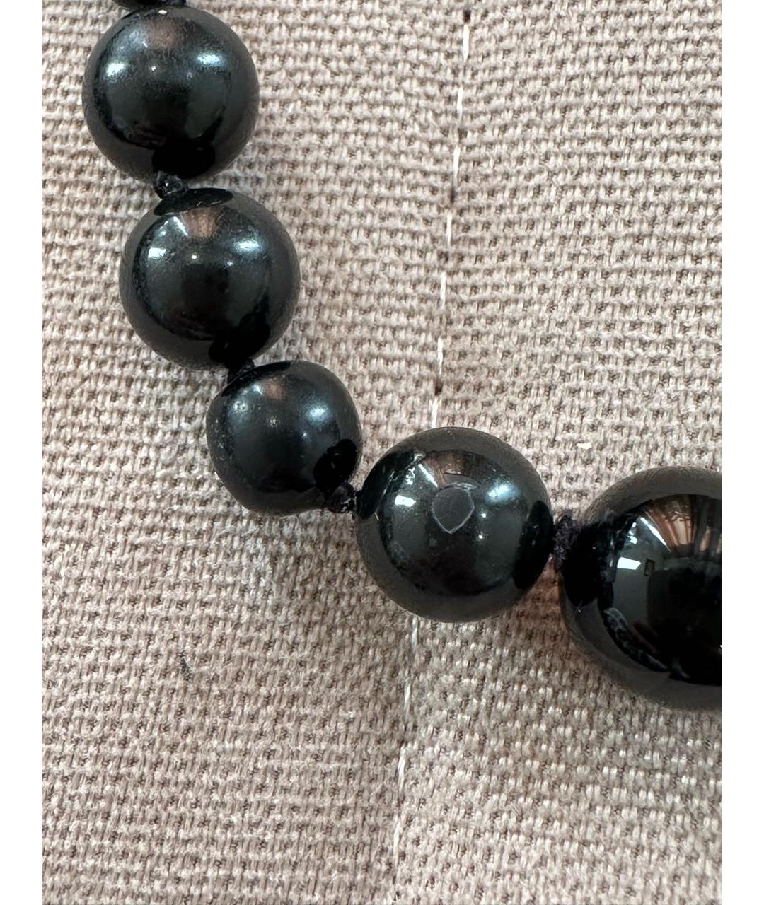 CHANEL Черное колье, фото 7