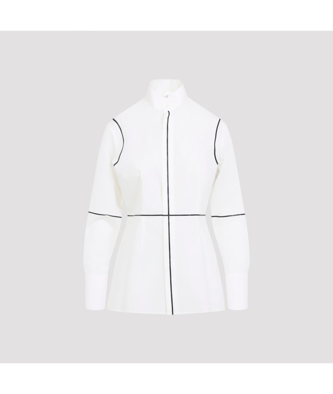 MM6 MAISON MARGIELA Белая хлопковая рубашка, фото 2