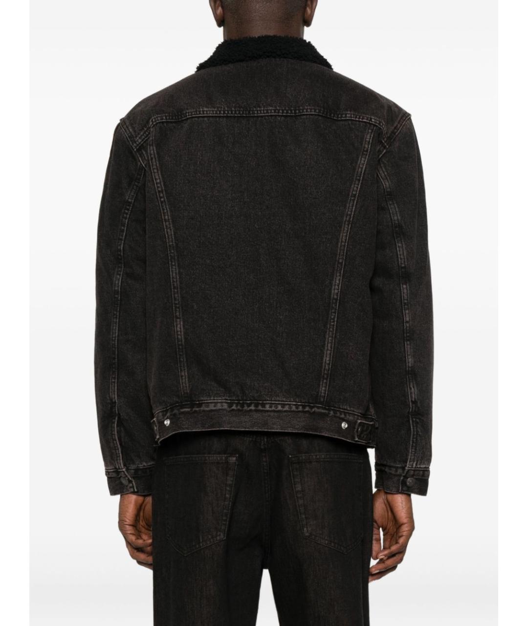 LEVI'S Черная хлопковая куртка, фото 2