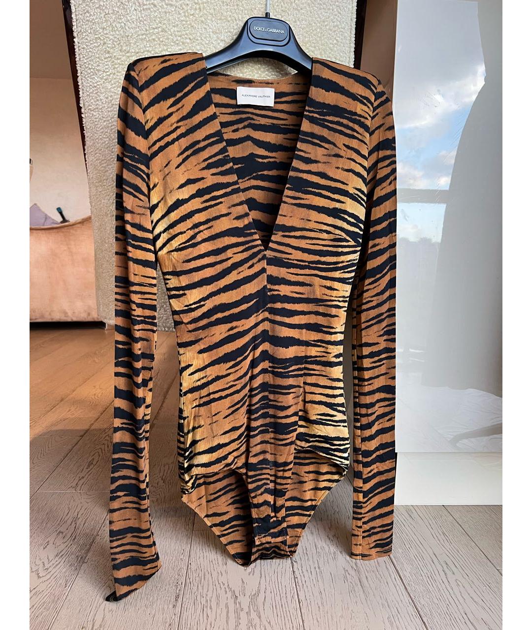 ALEXANDRE VAUTHIER Мульти вискозное боди, фото 8