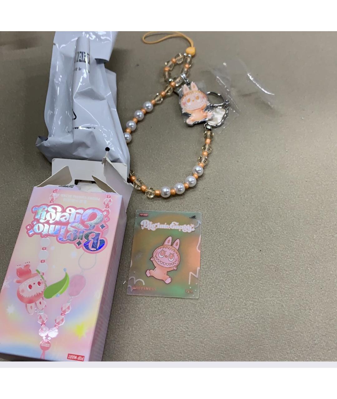 Labubu Оранжевый брелок, фото 2