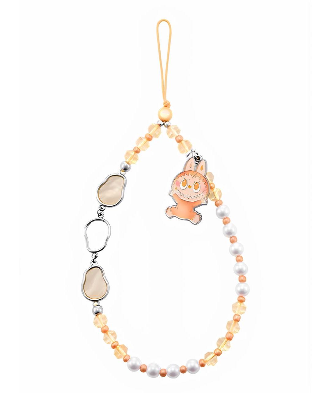 Labubu Оранжевый брелок, фото 1