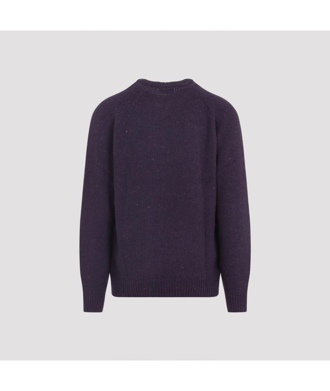 CARHARTT WIP Фиолетовый шерстяной джемпер / свитер, фото 3