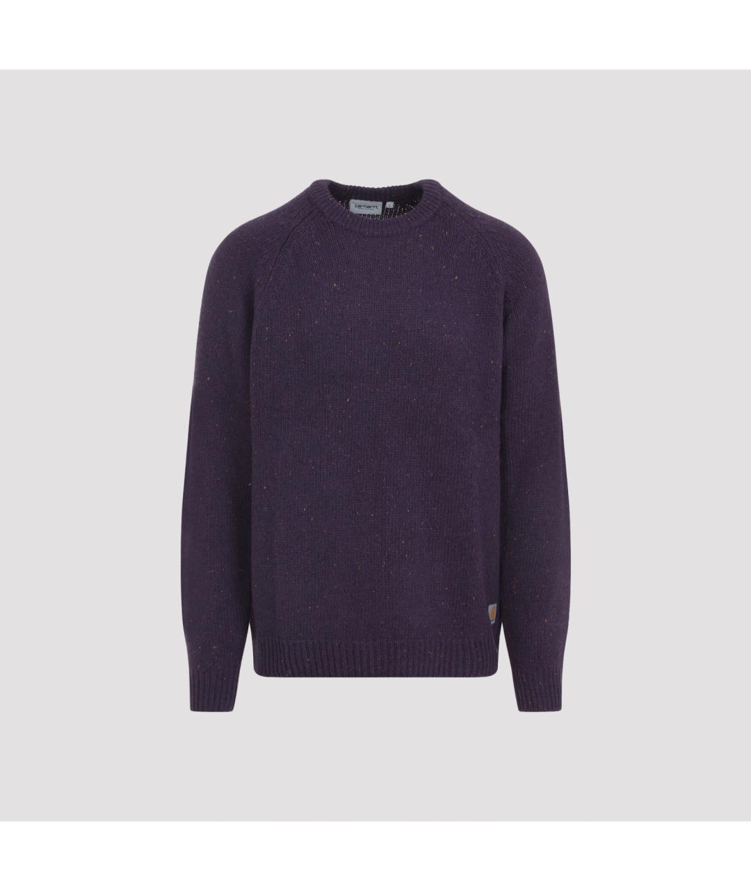 CARHARTT WIP Фиолетовый шерстяной джемпер / свитер, фото 2