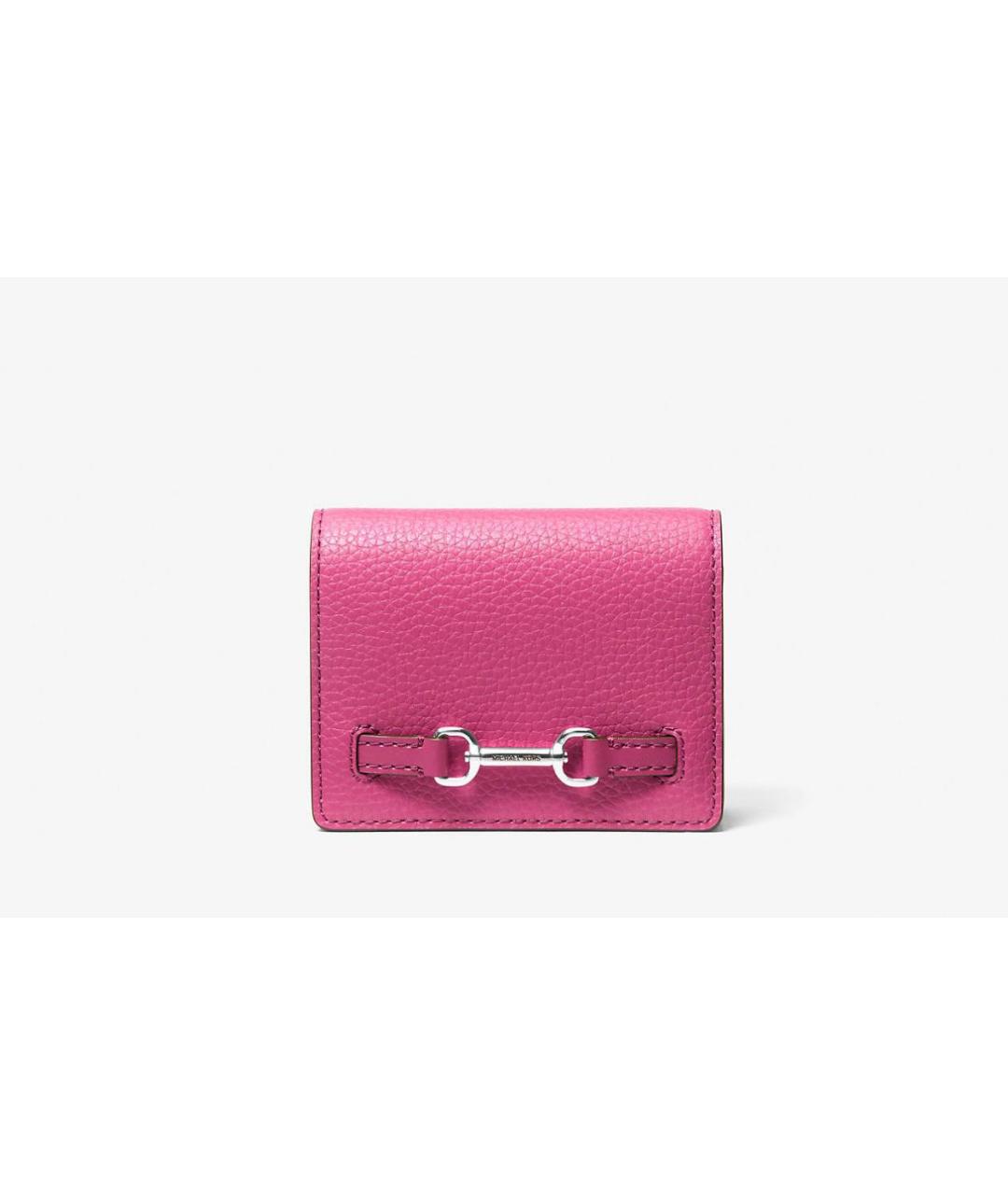 MICHAEL KORS Фуксия кожаный кардхолдер, фото 1