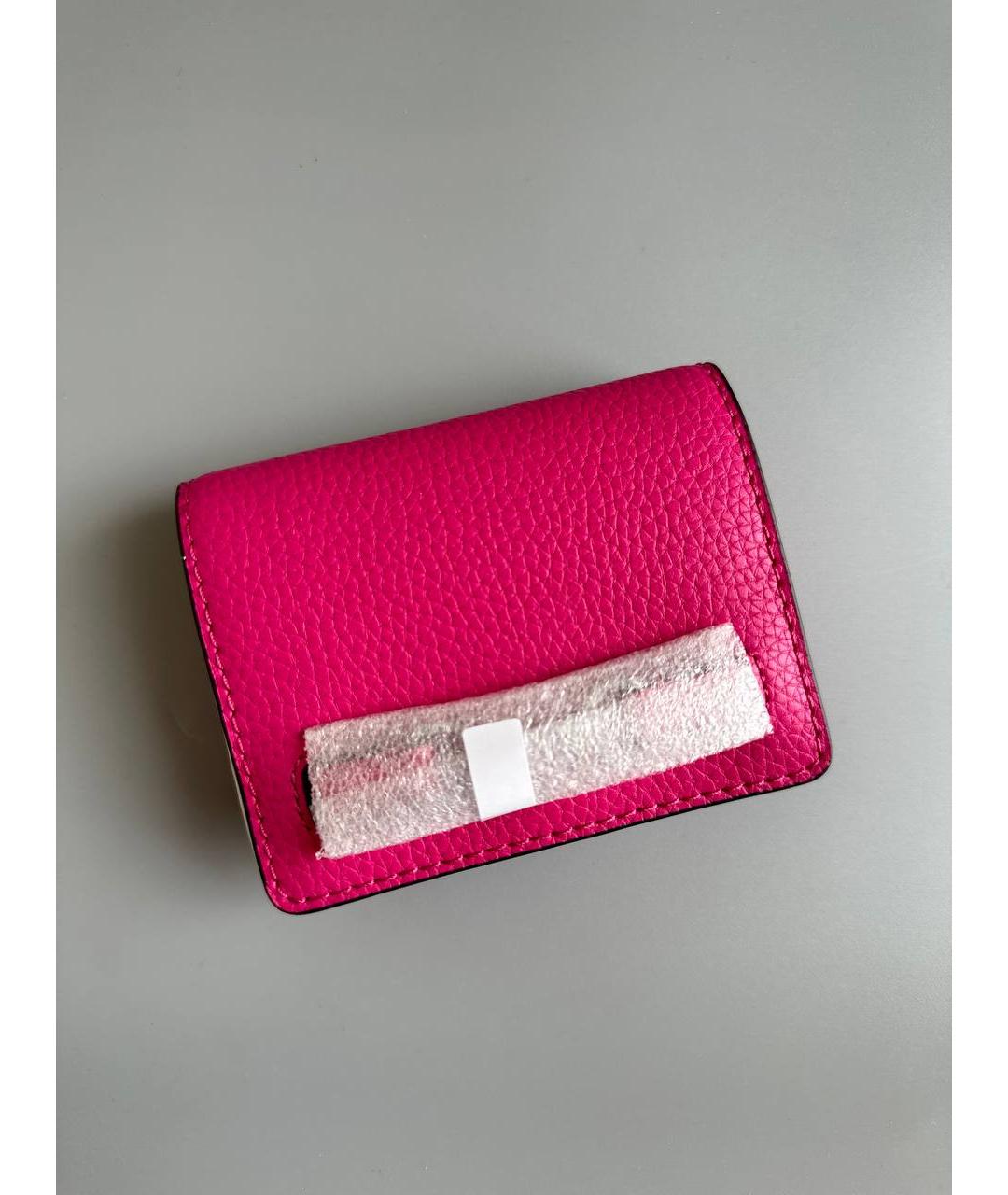 MICHAEL KORS Фуксия кожаный кардхолдер, фото 4
