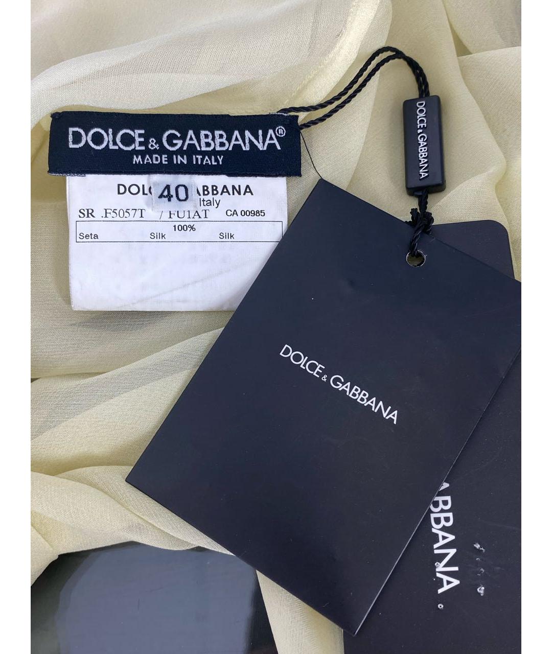 DOLCE&GABBANA Шелковая блузы, фото 5