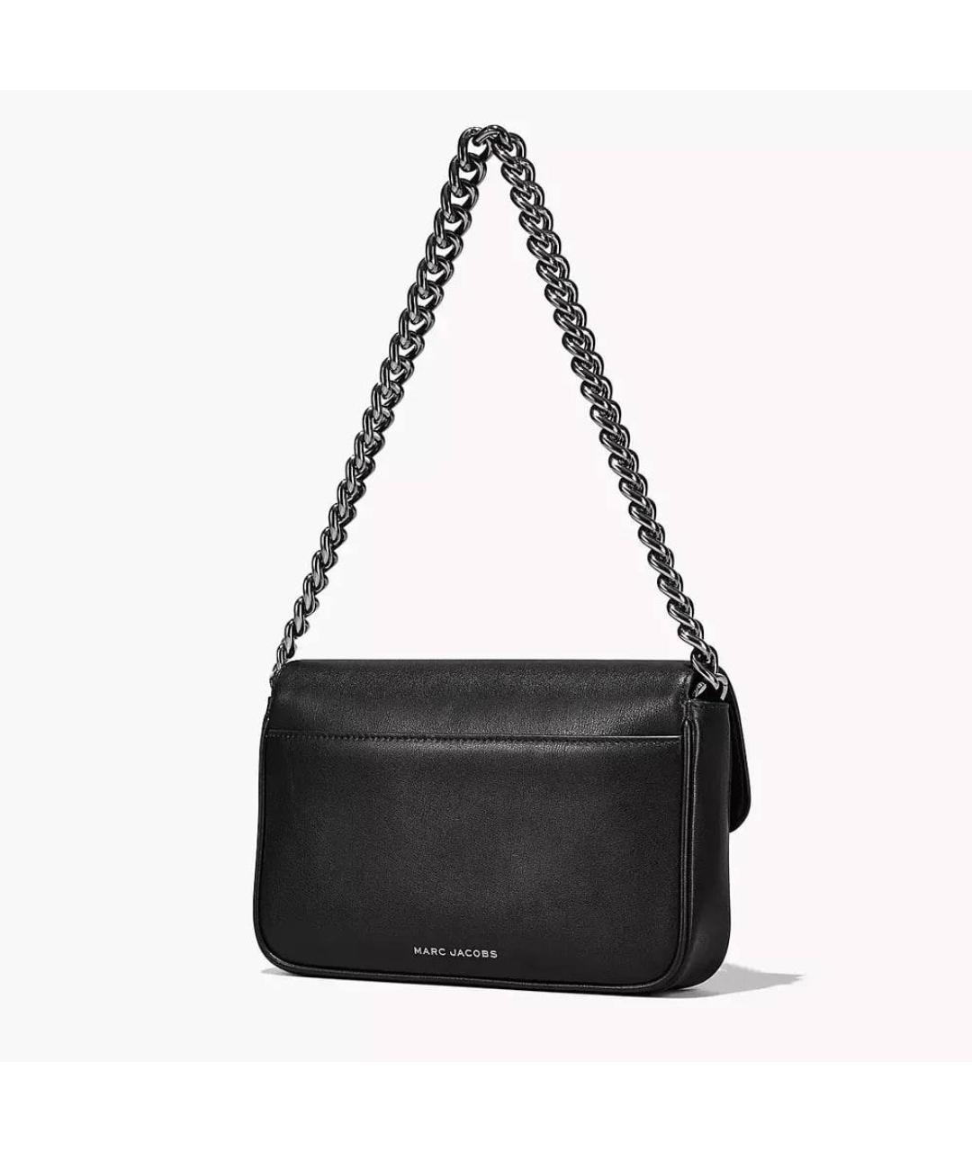 MARC JACOBS Черная кожаная сумка через плечо, фото 3