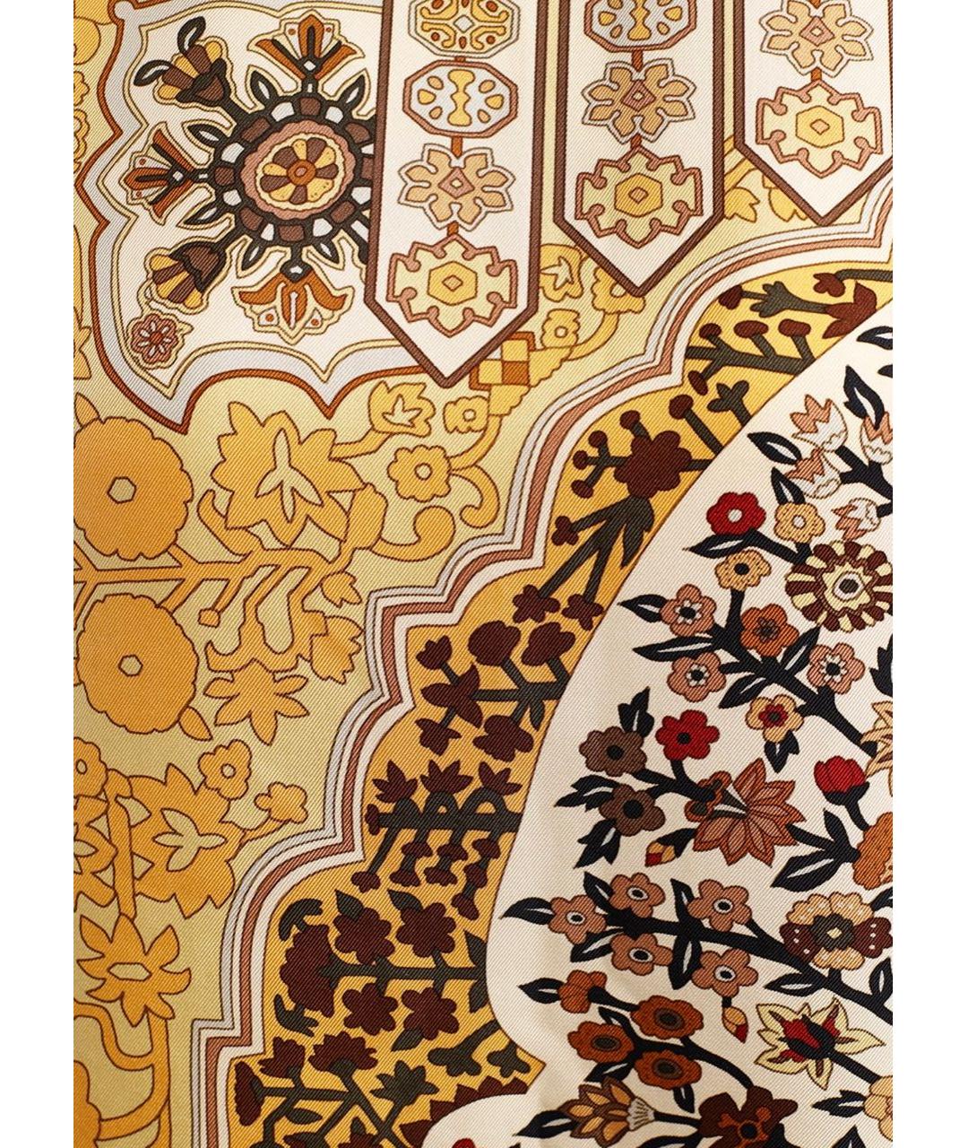 HERMES Мульти шелковое повседневное платье, фото 3
