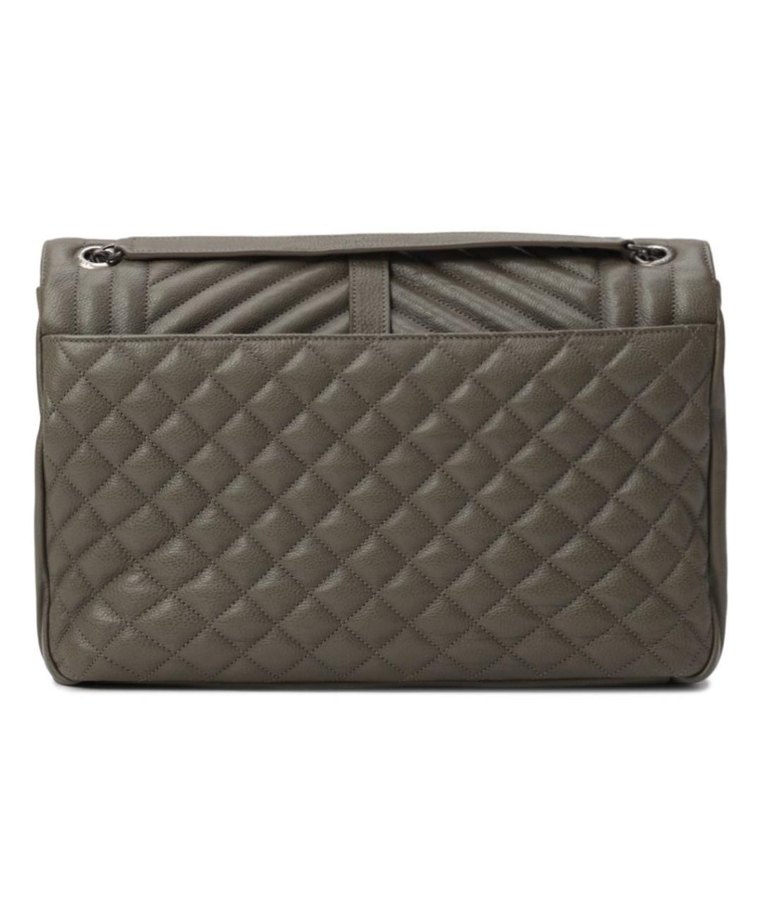 SAINT LAURENT Зеленая кожаная сумка через плечо, фото 7