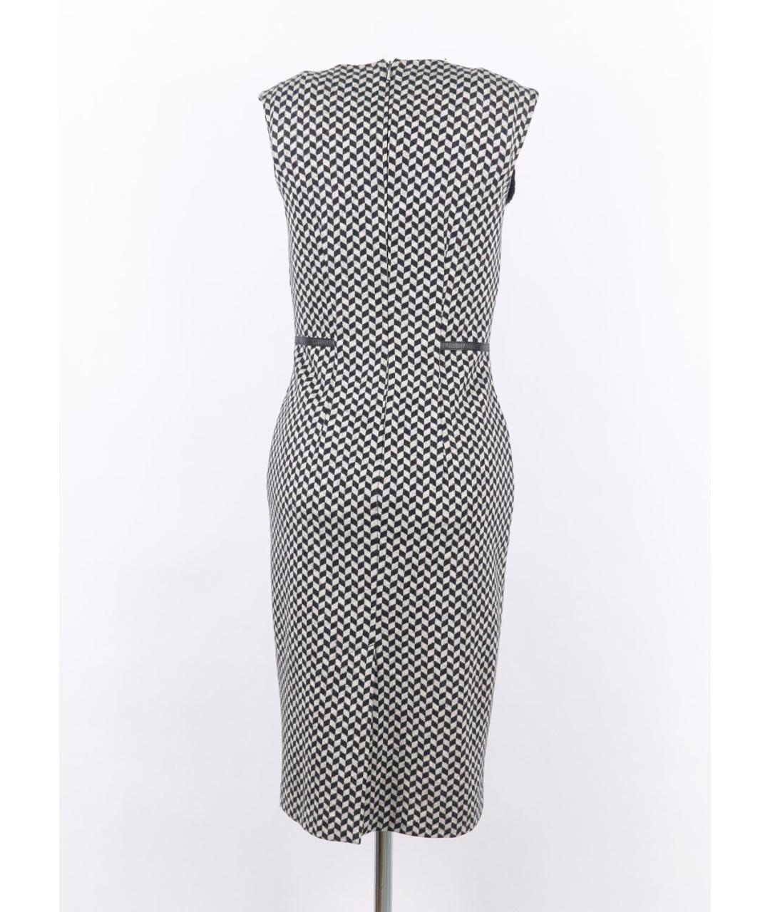 MAX MARA Черное шерстяное коктейльное платье, фото 2