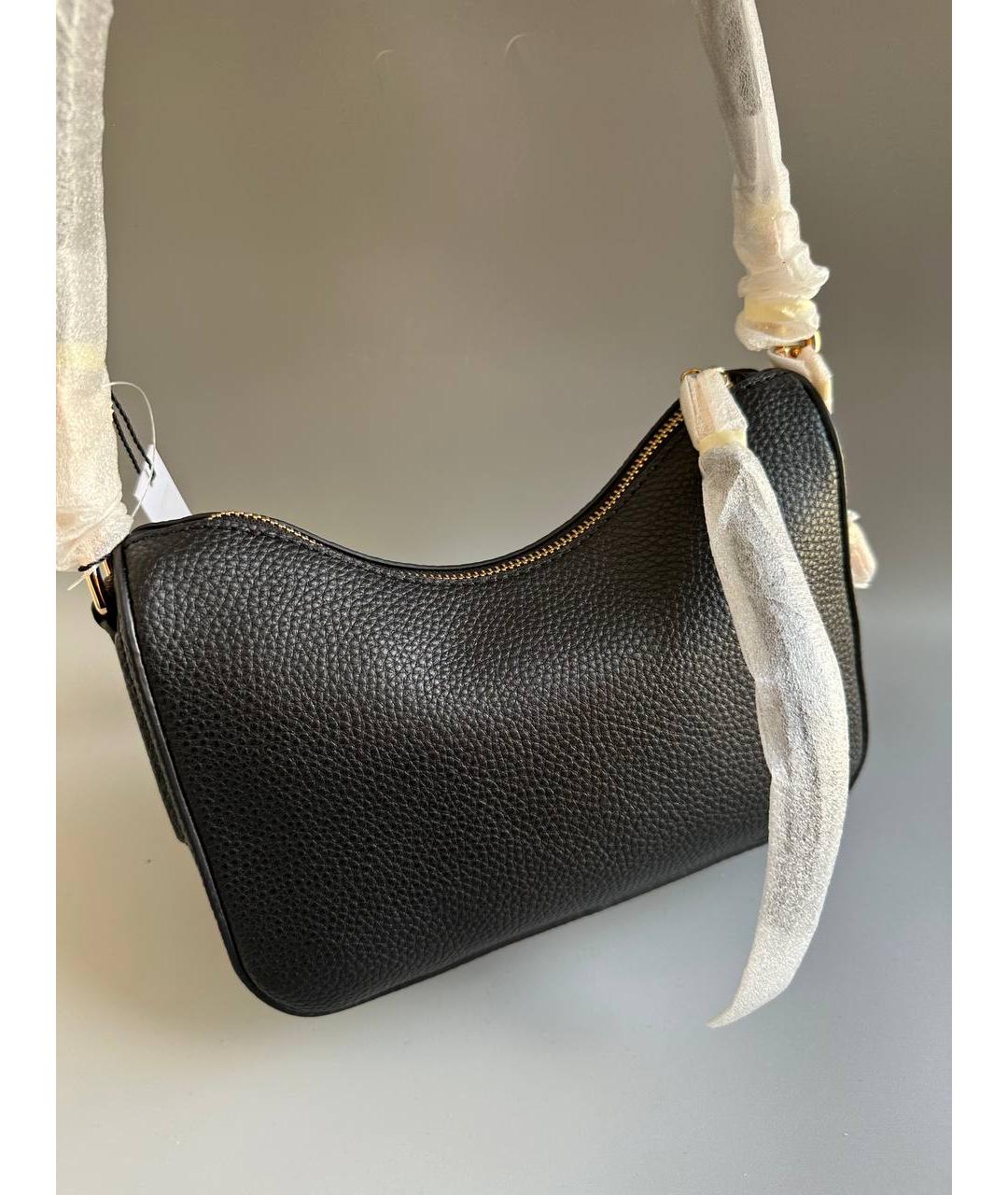 MARC JACOBS Черная кожаная сумка через плечо, фото 7