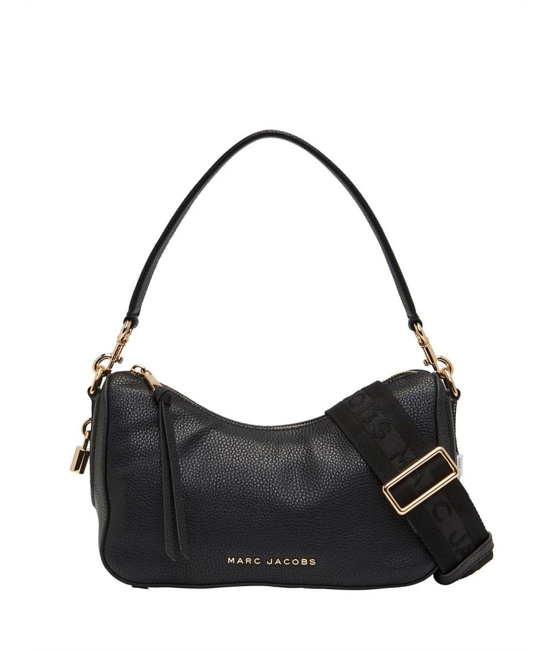 MARC JACOBS Черная кожаная сумка через плечо, фото 1