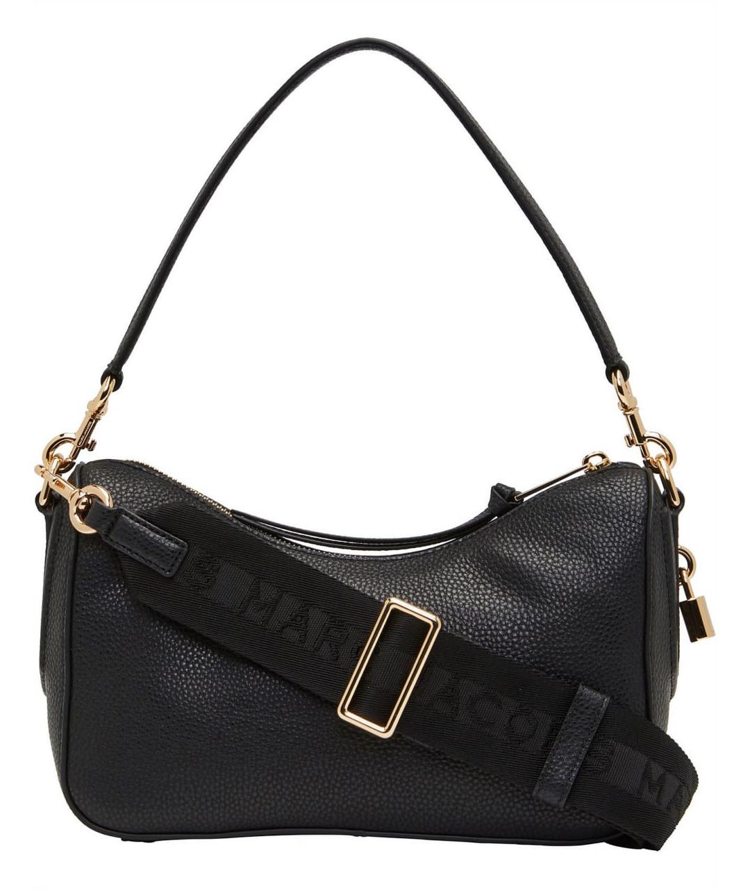 MARC JACOBS Черная кожаная сумка через плечо, фото 3